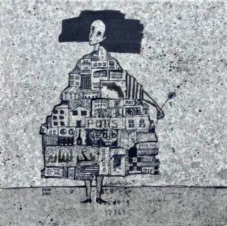 Zena Assi — My City Framed Black & White — 2013