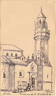 Moustafa Farroukh — L’Eglise de St Nicolas en Grenade — 1930