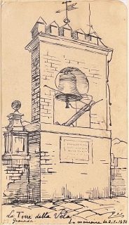 Moustafa Farroukh — La Tour de la Vella en Grenade — 1930