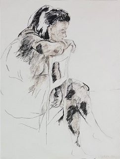 Yvette Achkar — Seated Girl — 1990