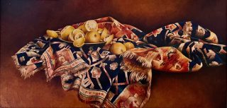 Avetik Chitchian — Nature Morte: Poegranate and Lemon on a Carpet — 2006