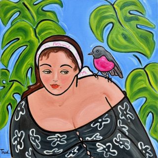 Mona Trad Dabaji — Femme à L’Oiseau — 2023