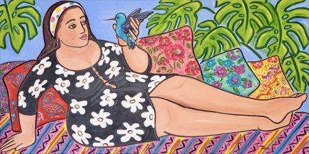 Mona Trad Dabaji — Femme à l’oiseau — 2023