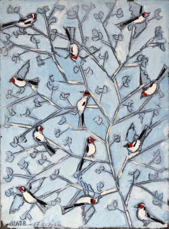 Jamil Molaeb — Birds on a tree — 2000