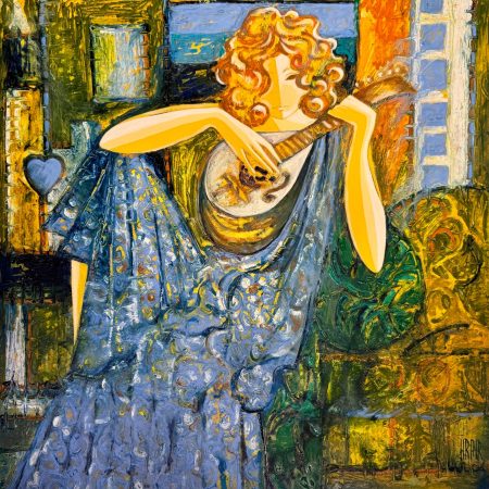 Hrair — Demoiselle à la Mandoline