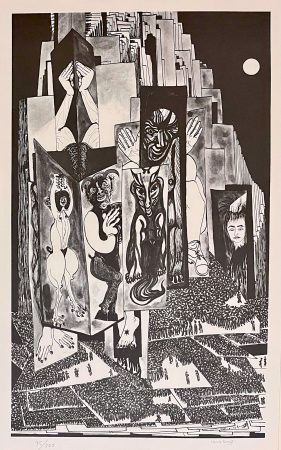 Aref El Rayess — Untitled, 75/500 — 1974