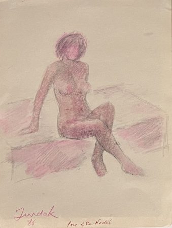 Halim Jurdak — Nude Model — 1986