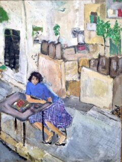Kameel Hawa — Selling on the sidewalk — 1977