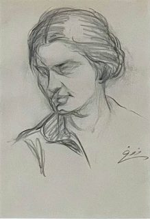 Moustafa Farroukh — Portrait of a Woman