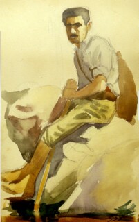 Moustafa Farroukh — Self Portrait