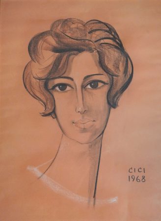 Cici Tommaseo sursock — Portrait — 1968