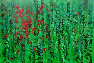 Zeina Nader — Red Scattered Moments — 2022