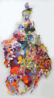 Samia Halaby — Bride & Child — 2003