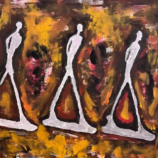 Jean-Marie Kassab — Tribute to Giacometti : Walking through Hell — 2024