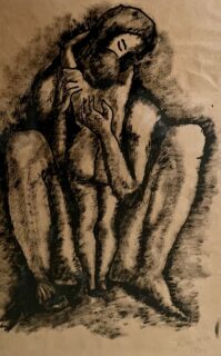 Michel Basbous — Mother & Her Child — 1956