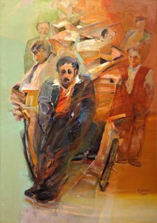 Hassan Jouni — Workers resting — 2000