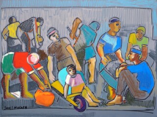 Jamil Molaeb — Workers blue